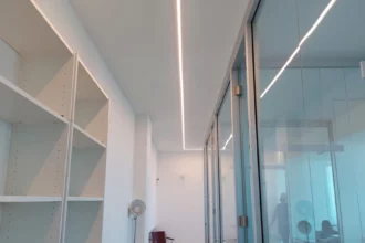 Impianto luci a LED per ufficio