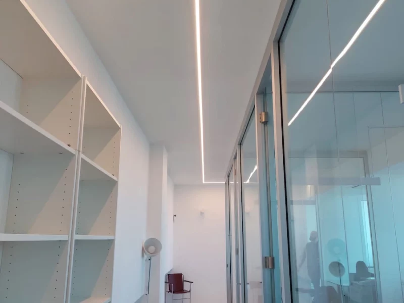 Impianto luci a LED per ufficio