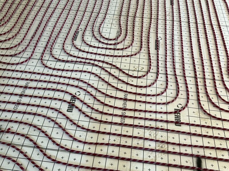 impianto radiante pavimento edificio storico