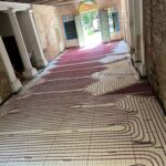 Installazione impianto di riscaldamento a pavimento per villa storica a Padova